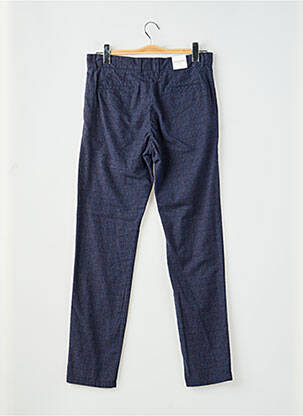 Pantalon chino stretch taille normale bleu SELECTED homme