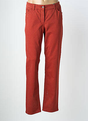 Pantalon droit stretch taille normale rouge GERRY WEBER femme