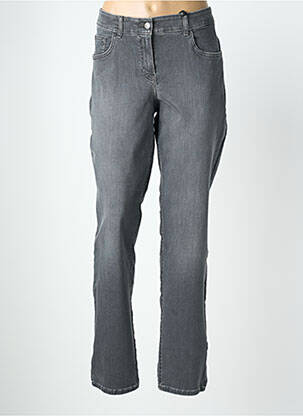 Jeans coupe droite stretch taille normale gris GERRY WEBER femme