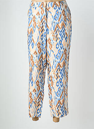 Pantalon 7/8 taille élastique taille normale bleu GERRY WEBER femme