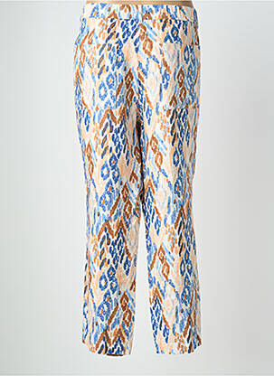 Pantalon 7/8 taille élastique taille normale bleu GERRY WEBER femme
