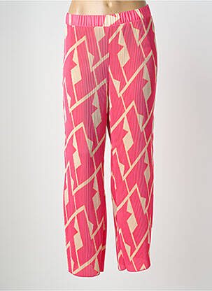 Pantalon droit taille élastique taille normale rose GERRY WEBER femme