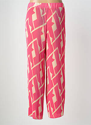 Pantalon droit taille élastique taille normale rose GERRY WEBER femme