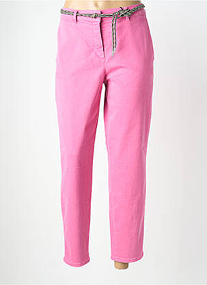 Pantalon 7/8 stretch taille normale rose GERRY WEBER femme