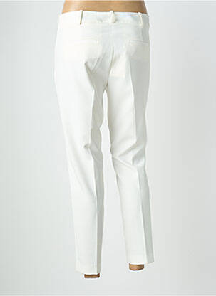Pantalon 7/8 stretch taille normale blanc KOCCA femme