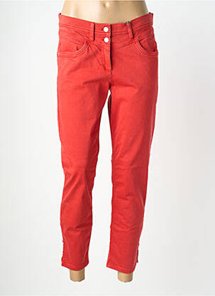 Pantalon 7/8 stretch taille normale rouge GERRY WEBER femme