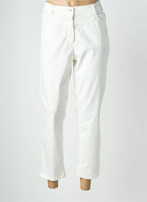 Pantalon 7/8 stretch taille normale blanc GERRY WEBER femme