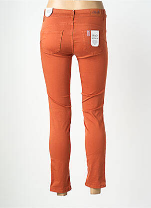 Pantalon 7/8 stretch taille normale orange LIU JO femme