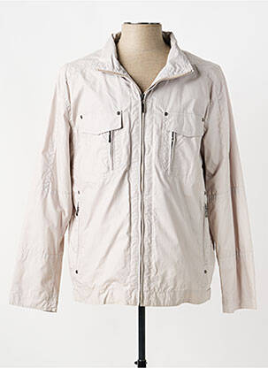 Coupe-vent manches longues sans capuche beige PARTNER'S homme