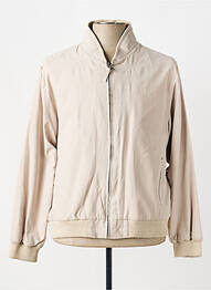 Blouson finition intérieure doublure imprimée beige PARTNER'S homme