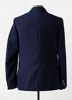 Blazer coupe cintrée bleu MARZOTTO homme