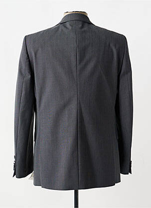 Blazer tissage chiné gris BRUNO SAINT HILAIRE homme