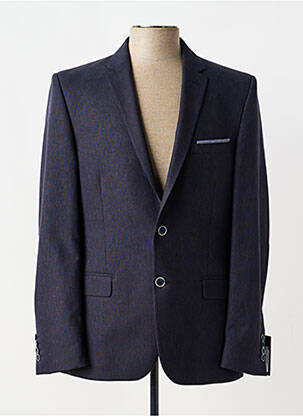 Blazer tissage chiné bleu NINO LORETTI homme