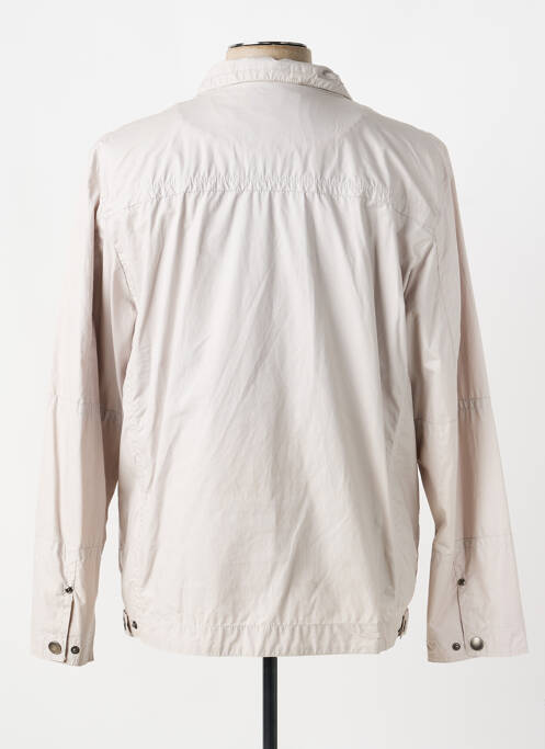 Coupe-vent poignets pressionnés sans capuche beige PARTNER'S homme