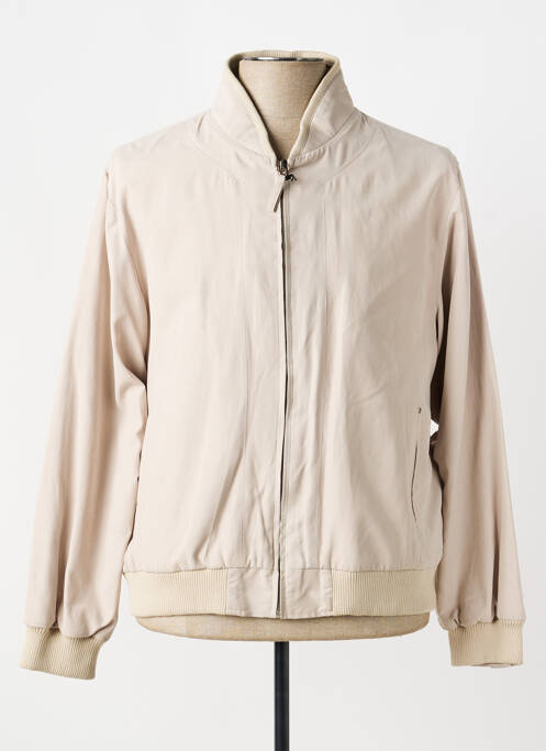 Blouson finition intérieure doublure imprimée beige PARTNER'S homme