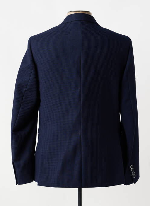 Blazer finition intérieure doublure imprimée bleu MARZOTTO homme