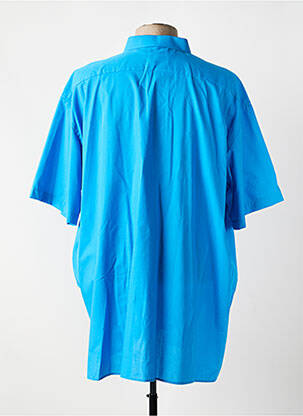 Chemise manches courtes poches bleu ETERNA homme