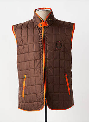 Doudoune poches sans capuche marron JUMFIL homme