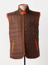 Doudoune poches sans capuche marron JUMFIL homme