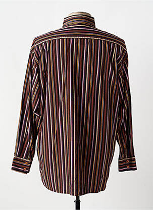 Chemise manches longues coupe droite marron JUMFIL homme
