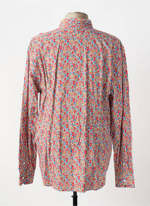 Chemise manches longues coupe cintrée rouge MAISON WOOLIES homme