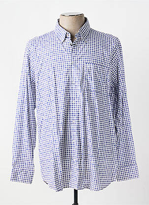 Chemise manches longues poches bleu BANDE ORIGINALE homme