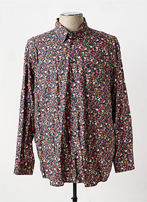Chemise manches longues poches bleu BANDE ORIGINALE homme