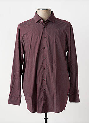 Chemise manches longues imprimé fantaisie violet VENTI homme