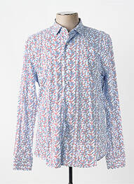 Chemise manches longues coupe cintrée bleu CH. K. WILLIAMS homme