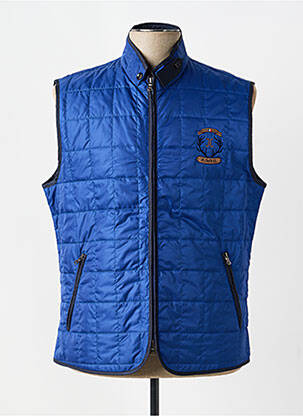 Doudoune poches sans capuche bleu JUMFIL homme