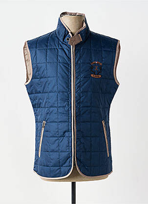 Doudoune poches sans capuche bleu JUMFIL homme