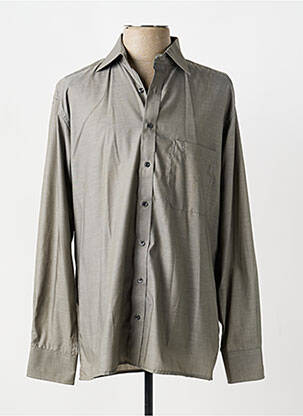 Chemise manches longues poches vert ETERNA homme