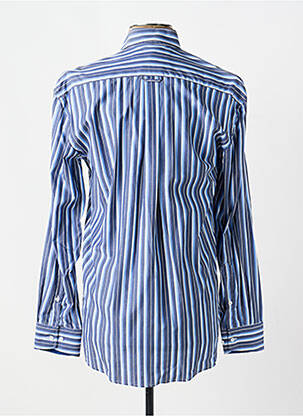Chemise manches longues coupe cintrée bleu JUMFIL homme