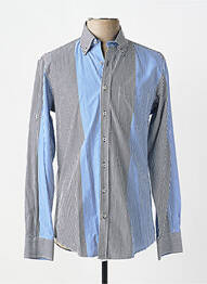 Chemise manches longues coupe cintrée bleu JUMFIL homme