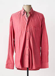 Chemise manches longues coupe cintrée rouge JUMFIL homme