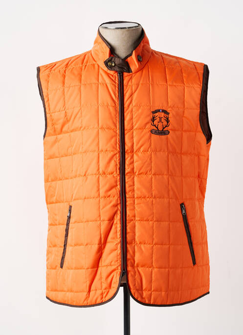 Doudoune poches sans capuche orange JUMFIL homme