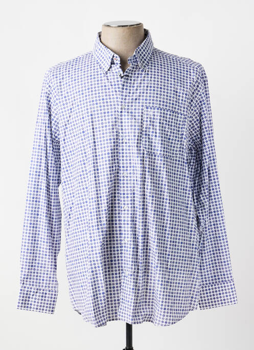 Chemise manches longues poches bleu BANDE ORIGINALE homme