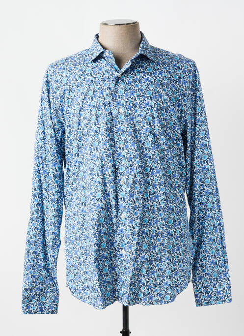 Chemise manches longues coupe cintrée bleu CH. K. WILLIAMS homme