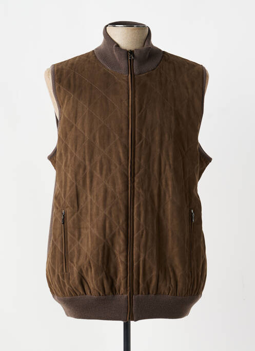 Gilet sans manche poches marron JUMFIL homme