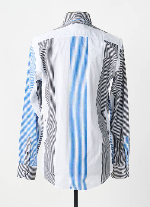 Chemise manches longues coupe cintrée bleu JUMFIL homme