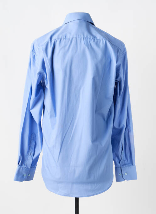 Chemise manches longues poches bleu JUMFIL homme