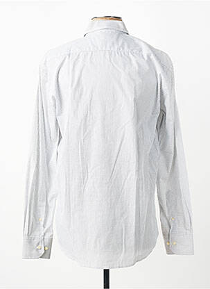 Chemise manches longues coupe cintrée gris JEZEQUEL homme