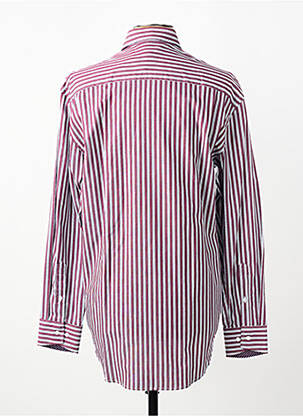 Chemise manches longues imprimé rayures rouge BANDE ORIGINALE homme