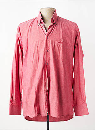 Chemise manches longues coupe cintrée rouge JUMFIL homme
