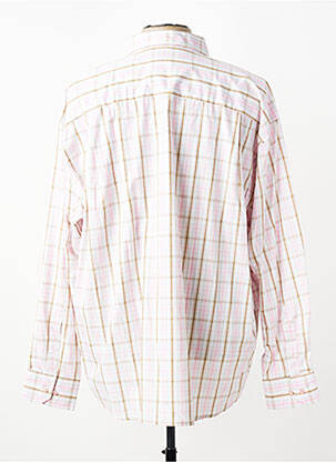 Chemise manches longues imprimé carreaux rose JUMFIL homme