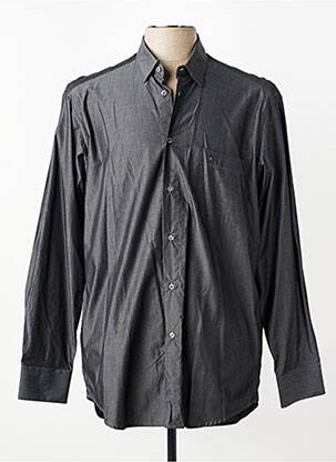 Chemise manches longues coupe cintrée gris BANDE ORIGINALE homme