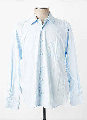 Chemise manches longues coupe droite bleu JUMFIL homme