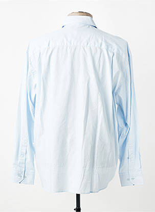 Chemise manches longues coupe droite bleu JUMFIL homme