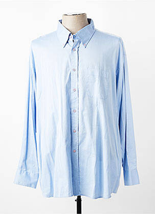 Chemise manches longues coupe cintrée bleu JUMFIL homme