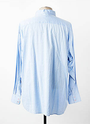 Chemise manches longues coupe cintrée bleu JUMFIL homme